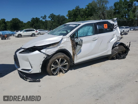 2021 Lexus RX 350 with VIN 2T2HZMDA2MC262225, listed as a Copart auction lot 53744685 with Not provided miles and Salvage title. Bid and sale history available at DreamBid. Image 1.