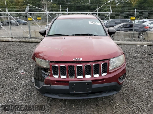 2013 Jeep Compass High Altitude with VIN 1C4NJCEA4DD273026, listed as a Copart auction lot 71425914 with 97,801 mi miles and Non Repairable. Bid and sale history available at carsss.com. Image 5.