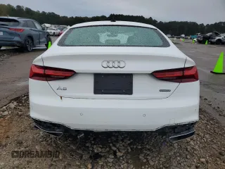 2021 Audi A5 Sportback S line Premium Plus with VIN WAUFACF54MA041742, listed as a Copart auction lot 48866535 with 0 mi miles and Salvage Title. Bid and sale history available at carsss.com. Image 6.