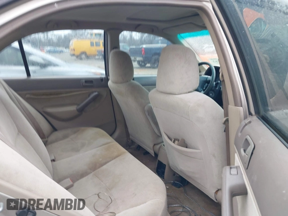2001 Honda Civic EX with VIN 1HGES25701L021496, listed as a IAAI auction lot 41617983 with 293,845 mi miles and . Bid and sale history available at DreamBid. Image 8.