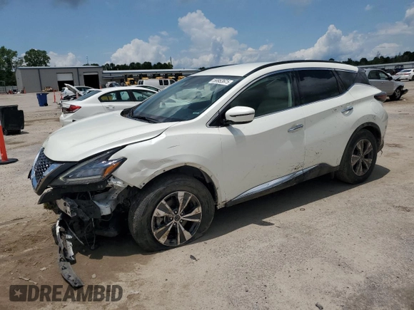 2023 Nissan Murano SV z VIN 5N1AZ2BS0PC103167, wystawiony jako Copart lot #59953675 z przebiegiem 60 448 mil mil oraz Szkoda całkowita • Salvage title. Historia ofert i sprzedaży dostępna na DreamBid. Obrazek 1.
