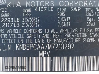 2021 Kia Seltos LX z VIN KNDEPCAA7M7213292, wystawiony jako IAAI lot #42092576 z przebiegiem 35 664 mil mil oraz . Historia ofert i sprzedaży dostępna na DreamBid. Obrazek 9.
