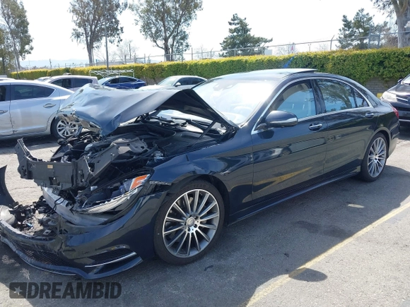 2016 Mercedes-Benz S 550 with VIN WDDUG8CB4GA227288, listed as a IAAI auction lot 41851012 with 71,752 mi miles and . Bid and sale history available at carsss.com. Image 2.