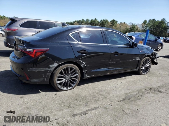 2020 Acura ILX Premium z VIN 19UDE2F81LA002528, wystawiony jako Copart lot #55164725 z przebiegiem 78 109 mil mil oraz Szkoda całkowita • Salvage title. Historia ofert i sprzedaży dostępna na DreamBid. Obrazek 3.