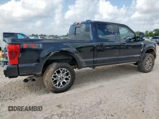 2021 Ford F-250 XL with VIN 1FT7W2BT6MEC47760, listed as a Copart auction lot 61908225 with 111,015 mi miles and Salvage title. Bid and sale history available at DreamBid. Image 3.