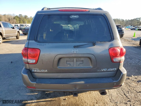 2006 Toyota Sequoia Limited with VIN 5TDBT48A86S268207, listed as a Copart auction lot 42321545 with 245,352 mi miles and Salvage Title. Bid and sale history available at carsss.com. Image 6.