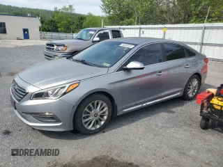 2015 Hyundai Sonata Sport with VIN 5NPE34AF8FH126531, listed as a Copart auction lot 56660495 with 132,099 mi miles and Salvage title. Bid and sale history available at DreamBid. Image 1.