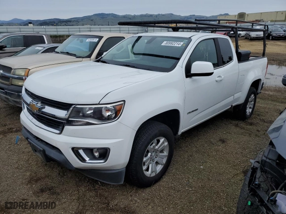 2018 Chevrolet Colorado 2WD LT with VIN 1GCHSCENXJ1323972, listed as a Copart auction lot 80992214 with 136,150 mi miles and Salvage Title. Bid and sale history available at carsss.com. Image 1.