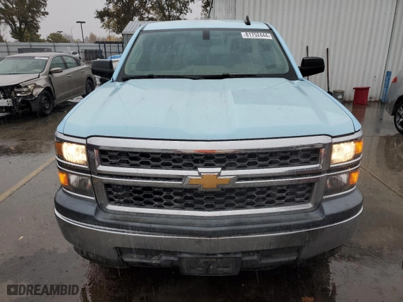 2015 Chevrolet Silverado 1500 Work Truck with VIN 1GCNCPEC8FZ378662, listed as a Copart auction lot 81752444 with 109,321 mi miles and Salvage Title. Bid and sale history available at carsss.com. Image 5.