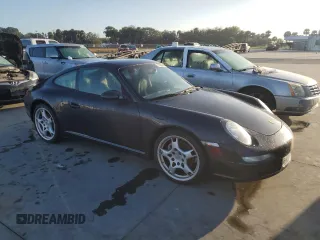 2007 Porsche 911 Carrera with VIN WP0AA29987S710907, listed as a Copart auction lot 77045304 with 0 mi miles and Salvage Title. Bid and sale history available at carsss.com. Image 4.