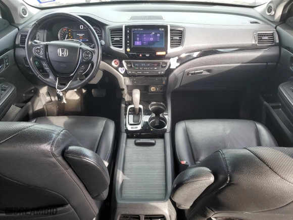 2017 Honda Ridgeline RTL-E with VIN 5FPYK3F79HB022036, listed as a Copart auction lot 88839325 with 57,851 mi miles and Salvage Title. Bid and sale history available at carsss.com. Image 8.