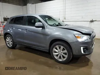 2015 Mitsubishi Outlander SE with VIN 4A4AP4AU6FE008763, listed as a Copart auction lot 58772365 with 130,749 mi miles and Salvage title. Bid and sale history available at DreamBid. Image 4.