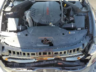 2021 Kia Stinger GT with VIN KNAE35LC6M6091744, listed as a Copart auction lot 69043364 with 44,319 mi miles and Salvage Title. Bid and sale history available at DreamBid. Image 12.