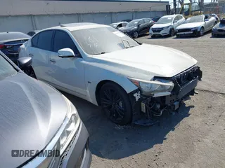 2020 Infiniti Q50 Luxe with VIN JN1EV7AP5LM201081, listed as a IAAI auction lot 42141354 with 75,353 mi miles and . Bid and sale history available at DreamBid. Image 1.