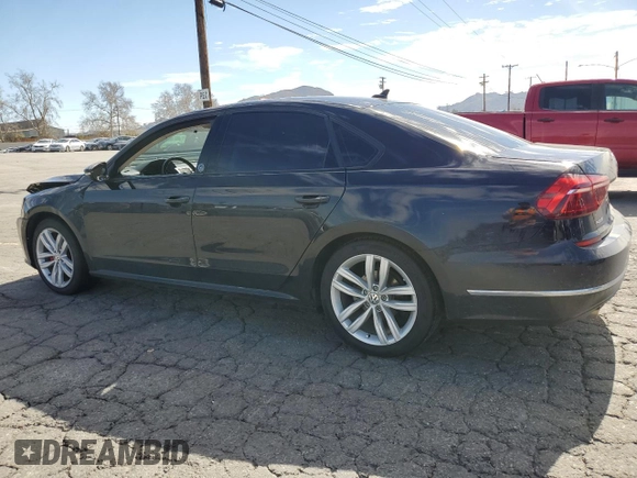 2019 Volkswagen Passat 2.0T Wolfsburg Edition with VIN 1VWLA7A33KC009589, listed as a Copart auction lot 45792655 with 92,187 mi miles and Salvage Title. Bid and sale history available at carsss.com. Image 2.