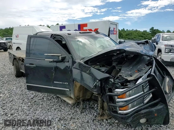 2018 Chevrolet Silverado 3500HD Work Truck with VIN 1GB4KYCY2JF227513, listed as a Copart auction lot 58554034 with 0 mi miles and Salvage Title. Bid and sale history available at carsss.com. Image 11.