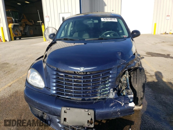 2005 Chrysler PT Cruiser Limited with VIN 3C8FY68B55T603479, listed as a Copart auction lot 51614874 with 151,120 mi miles and Salvage Title. Bid and sale history available at carsss.com. Image 5.