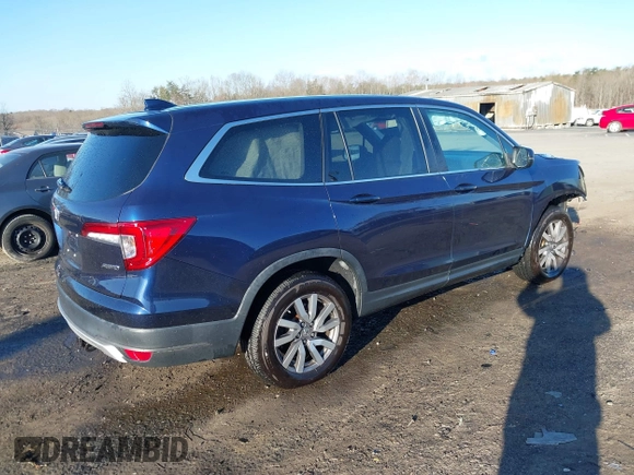 2019 Honda Pilot EX-L with VIN 5FNYF6H55KB024934, listed as a IAAI auction lot 41878656 with 102,129 mi miles. Bid and sale history available at carsss.com. Image 4.