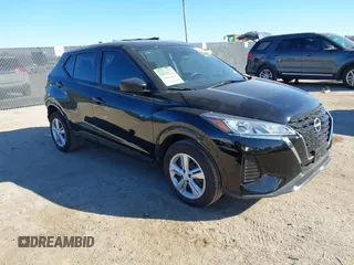 2024 Nissan Kicks S with VIN 3N1CP5BV8RL577358, listed as a IAAI auction lot 41379304 with 6,036 mi miles and . Bid and sale history available at DreamBid. Image 1.
