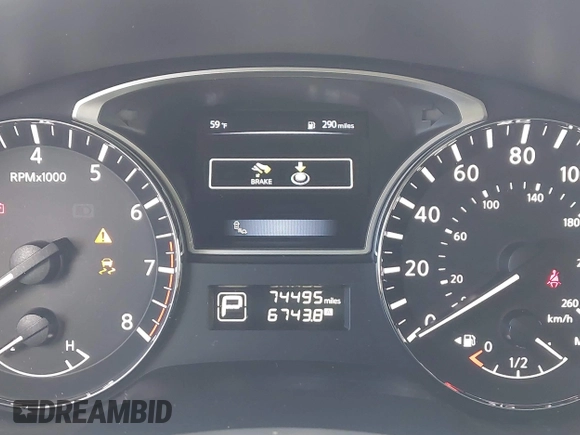 2015 Nissan Pathfinder SV with VIN 5N1AR2MN7FC682812, listed as a IAAI auction lot 42258264 with 74,495 mi miles and . Bid and sale history available at DreamBid. Image 7.