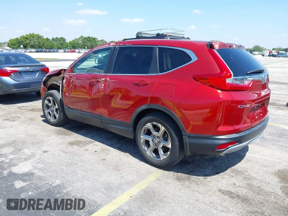 2019 Honda CR-V EX-L with VIN 5J6RW1H85KL006877, listed as a IAAI auction lot 42144665 with 39,833 mi miles. Bid and sale history available at carsss.com. Image 3.