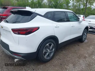 2023 Chevrolet Blazer LT with VIN 3GNKBCR4XPS100305, listed as a IAAI auction lot 42117437 with 44,252 mi miles and . Bid and sale history available at DreamBid. Image 4.