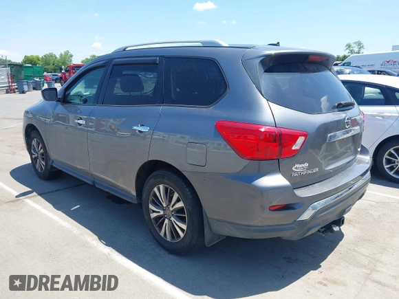 2018 Nissan Pathfinder S with VIN 5N1DR2MM6JC620315, listed as a IAAI auction lot 42225525 with 102,413 mi miles and . Bid and sale history available at DreamBid. Image 3.