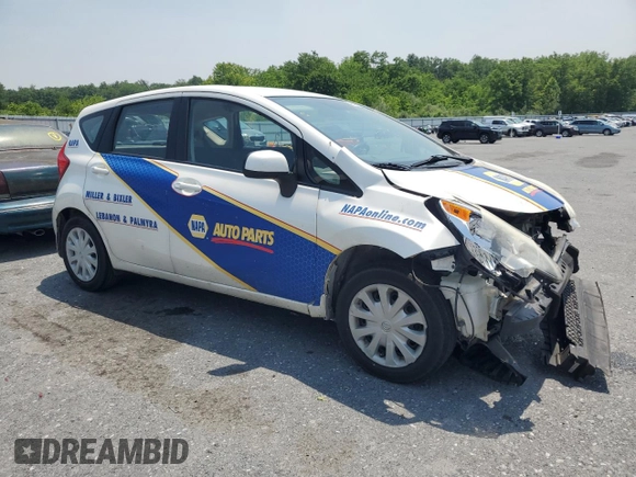 2014 Nissan Note S with VIN 3N1CE2CP8EL366742, listed as a Copart auction lot 60892485 with 173,430 mi miles and Salvage title. Bid and sale history available at DreamBid. Image 4.
