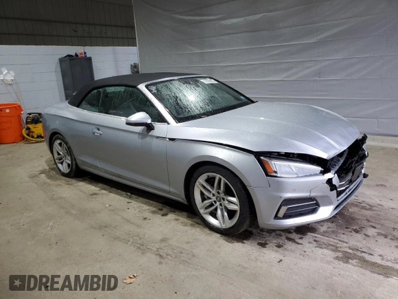 2019 Audi A5 Cabriolet Premium Plus z VIN WAUYNGF56KN001933, wystawiony jako Copart lot #51935825 z przebiegiem 74 626 mil mil oraz Szkoda całkowita • Salvage title. Historia ofert i sprzedaży dostępna na DreamBid. Obrazek 4.