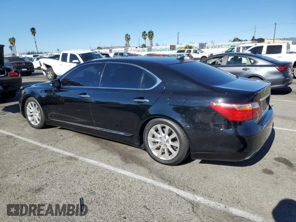 2011 Lexus LS with VIN JTHDU1EF3B5013340, listed as a Copart auction lot 82902224 with 60,910 mi miles and Salvage title. Bid and sale history available at DreamBid. Image 2.