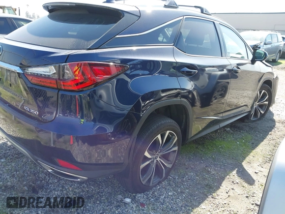 2022 Lexus RX with VIN 2T2HZMAA1NC226807, listed as a IAAI auction lot 41371826 with 38,073 mi miles. Bid and sale history available at carsss.com. Image 4.