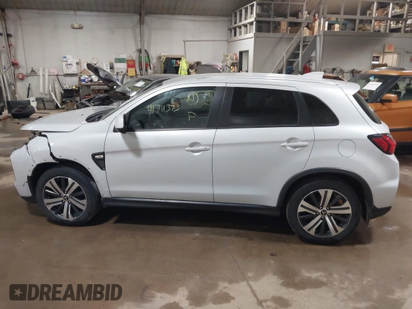 2022 Mitsubishi Outlander Sport ES with VIN JA4ARUAU6NU017446, listed as a IAAI auction lot 41711393 with 42,940 mi miles. Bid and sale history available at carsss.com. Image 14.