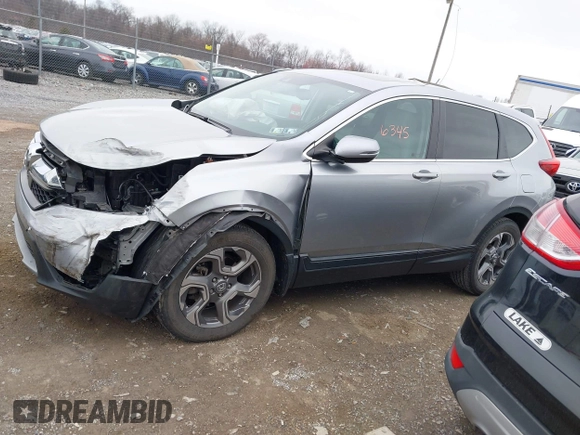 2017 Honda CR-V EX-L with VIN 2HKRW2H81HH609916, listed as a IAAI auction lot 41856345 with 125,167 mi miles. Bid and sale history available at carsss.com. Image 14.