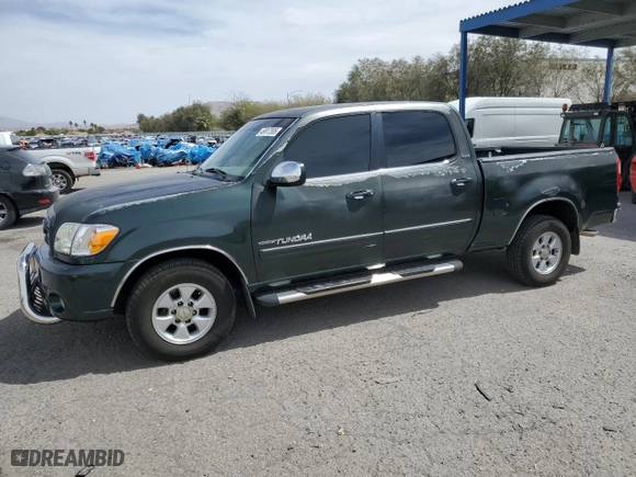 2005 Toyota Tundra SR5 with VIN 5TBET34105S496870, listed as a Copart auction lot 49917585 with 216,721 mi miles and Salvage Title. Bid and sale history available at carsss.com. Image 1.
