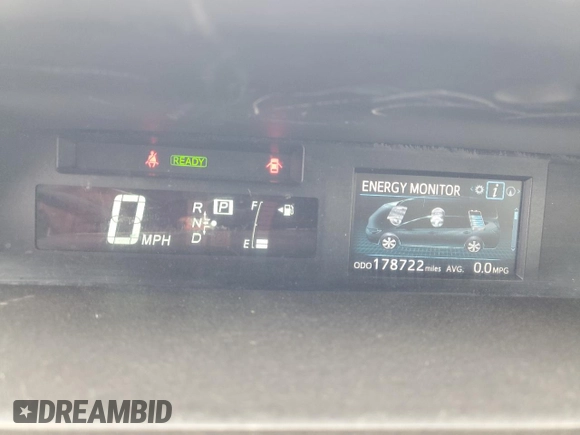 2015 Toyota Prius Two with VIN JTDZN3EU1FJ021710, listed as a Copart auction lot 54728305 with 178,722 mi miles and Salvage Title. Bid and sale history available at DreamBid. Image 9.