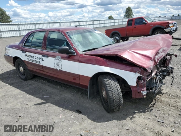2009 Ford Police Interceptor with VIN 2FAHP71V59X129891, listed as a Copart auction lot 56601354 with Not provided miles and Salvage title. Bid and sale history available at DreamBid. Image 4.