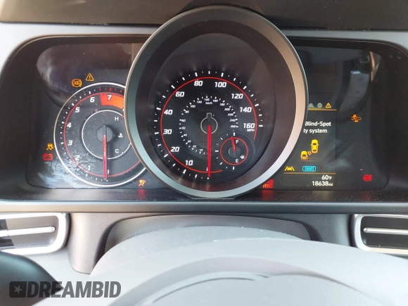 2022 Hyundai Elantra SEL with VIN 5NPLM4AG7NH085403, listed as a IAAI auction lot 40477863 with 18,638 mi miles and . Bid and sale history available at DreamBid. Image 7.