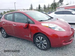 2013 Nissan LEAF SL with VIN 1N4AZ0CPXDC411967, listed as a IAAI auction lot 42120907 with 102,035 mi miles. Bid and sale history available at carsss.com. Image 6.