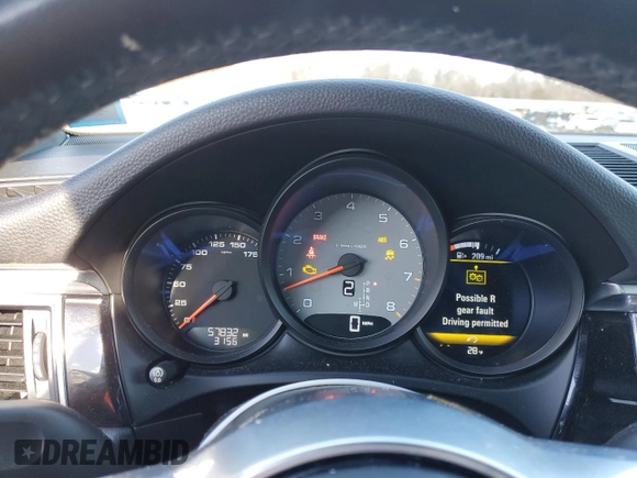2018 Porsche Macan S with VIN WP1AB2A59JLB30846, listed as a Copart auction lot 87856245 with 57,832 mi miles and Salvage title. Bid and sale history available at DreamBid. Image 9.