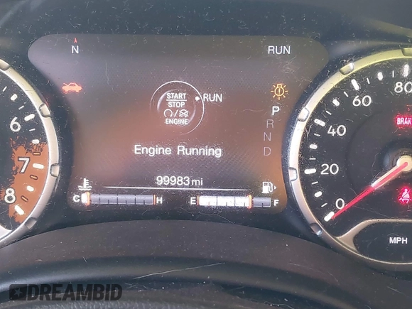 2018 Jeep Renegade Trailhawk with VIN ZACCJBCB4JPJ00887, listed as a IAAI auction lot 40981104 with 99,983 mi miles. Bid and sale history available at carsss.com. Image 15.
