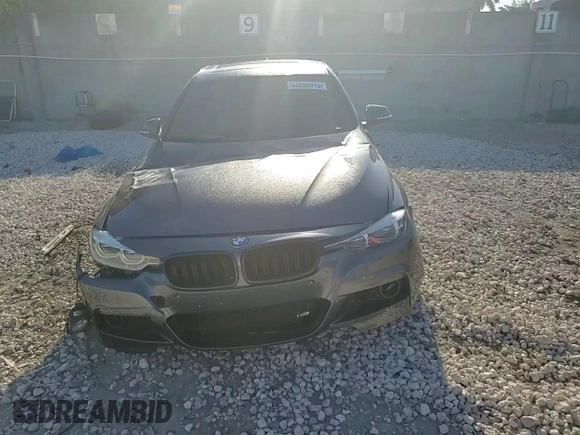 2017 BMW 3 Series 340i with VIN WBA8B3G52HNU35565, listed as a Copart auction lot 53206915 with 105,545 mi miles and Salvage Title. Bid and sale history available at carsss.com. Image 13.