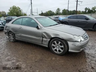 2004 Mercedes-Benz CLK-Class 3.2L with VIN WDBTJ65J64F096605, listed as a Copart auction lot 73535764 with 138,160 mi miles and Salvage Title. Bid and sale history available at carsss.com. Image 4.