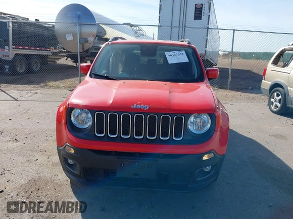 2018 Jeep Renegade Latitude with VIN ZACCJBBB3JPH98347, listed as a IAAI auction lot 40483552 with 56,993 mi miles and . Bid and sale history available at DreamBid. Image 12.