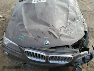 2013 BMW X3 xDrive28i with VIN 5UXWX9C53D0A24673, listed as a Copart auction lot 52356315 with 0 mi miles and Clean Title. Bid and sale history available at carsss.com. Image 13.