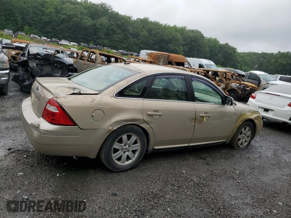 2007 Ford Five Hundred SEL with VIN 1FAHP24137G163701, listed as a Copart auction lot 60826555 with 169,948 mi miles and Salvage title. Bid and sale history available at DreamBid. Image 3.