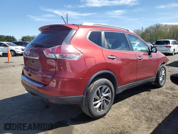 2015 Nissan Rogue SL z VIN 5N1AT2MV3FC795867, wystawiony jako Copart lot #54910715 z przebiegiem 99 328 mil mil oraz Szkoda całkowita • Salvage title. Historia ofert i sprzedaży dostępna na DreamBid. Obrazek 3.