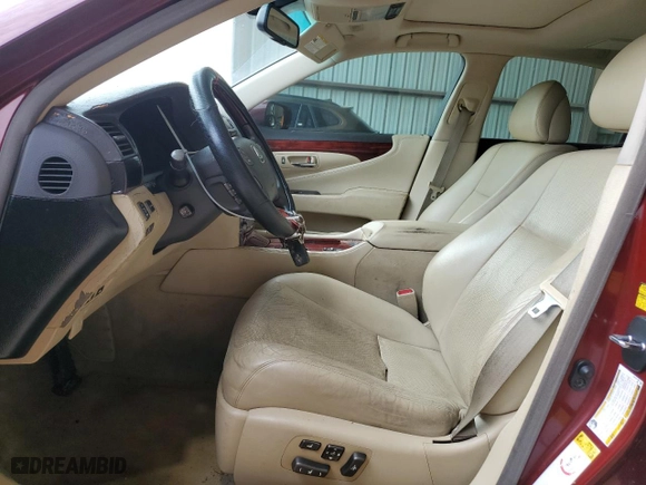2008 Lexus LS 460 with VIN JTHBL46F385070186, listed as a Copart auction lot 67214584 with 118,244 mi miles and Salvage Title. Bid and sale history available at carsss.com. Image 7.