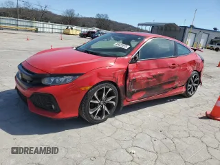 2019 Honda Civic Si with VIN 2HGFC3A5XKH750406, listed as a Copart auction lot 49427015 with 211,137 mi miles and Salvage Title. Bid and sale history available at DreamBid. Image 1.