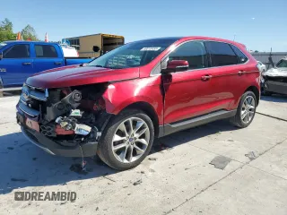 2017 Ford Edge Titanium z VIN 2FMPK4K94HBB43048, wystawiony jako Copart lot #58010455 z przebiegiem 144 953 mil mil oraz Szkoda całkowita • Salvage title. Historia ofert i sprzedaży dostępna na DreamBid. Obrazek 1.