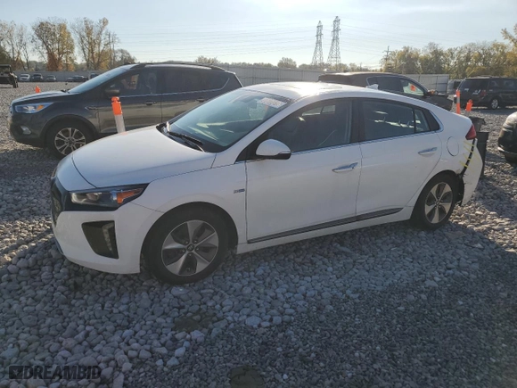 2019 Hyundai Ioniq Electric Limited with VIN KMHC05LH5KU047494, listed as a Copart auction lot 75689694 with 65,532 mi miles and Salvage Title. Bid and sale history available at carsss.com. Image 1.